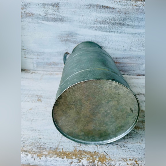 *Galvanized Metal Harvest Milk Can, 12” Pumpkin Patch - Picture 11 of 11